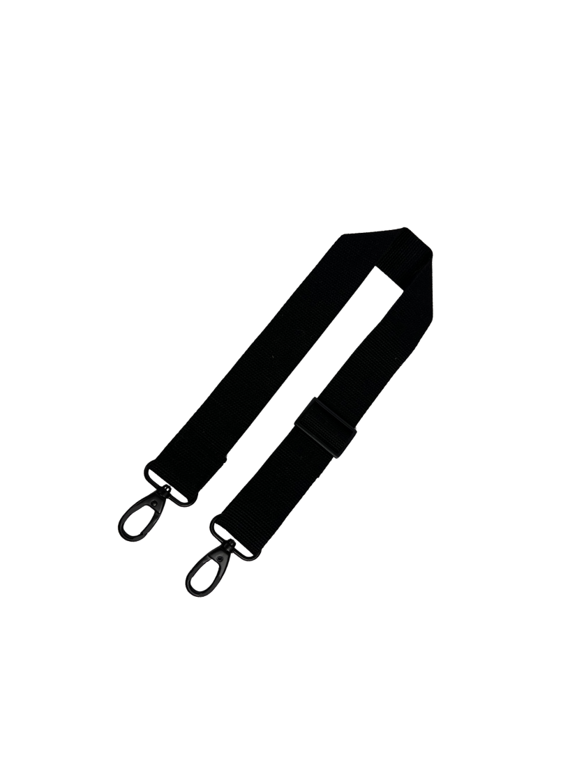 Extra kurzer Hip-Tragegurt Schwarz 4cm Breite I MATT SCHWARZ