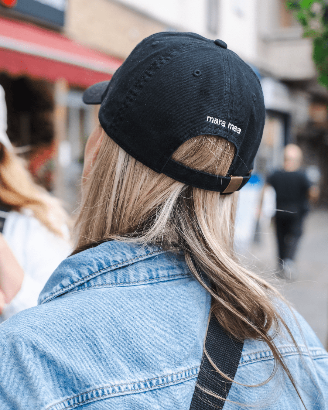 Leo-Herz Cap in Schwarz