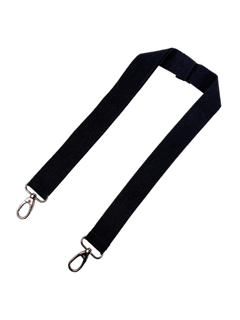 Extra-Tragegurt Schwarz 5cm Breite I GUN METAL