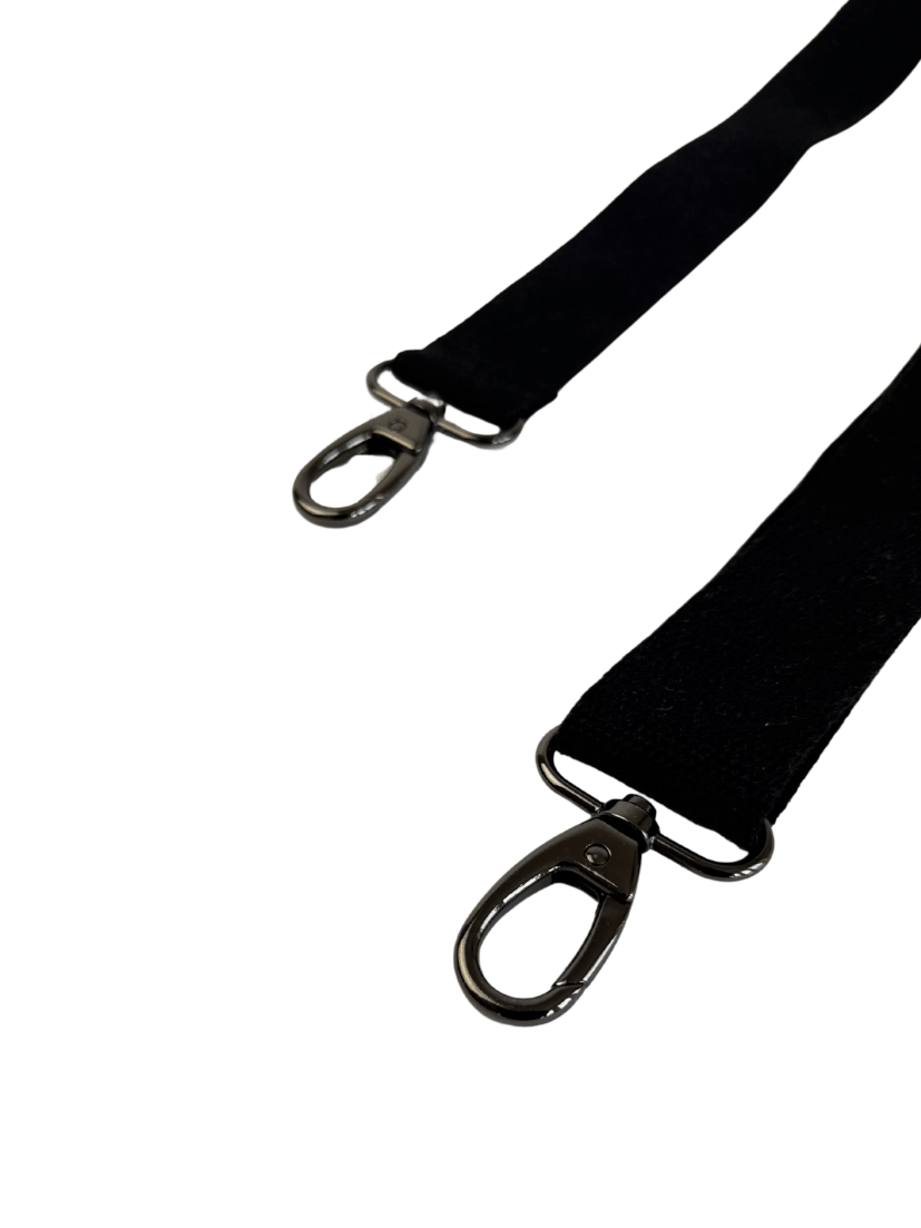 Extra-Tragegurt Schwarz 5cm Breite I GUN METAL