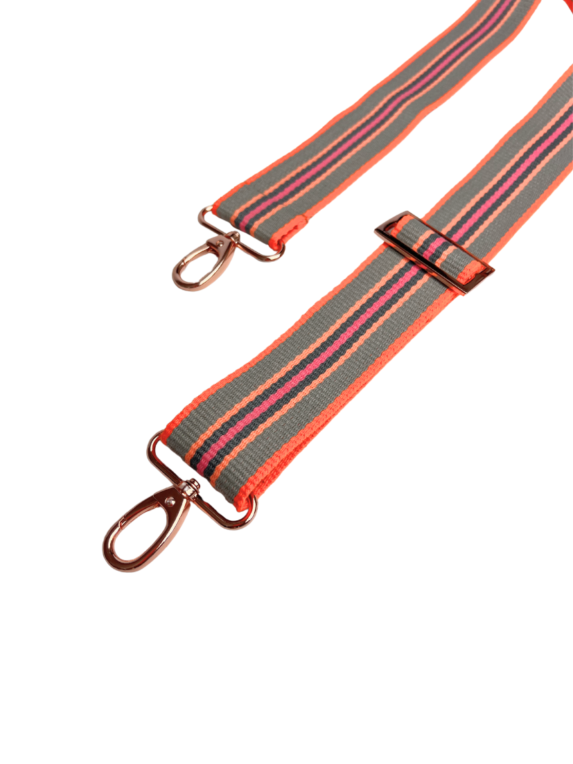 Extra carrying strap hang on me in colorful with rose gold