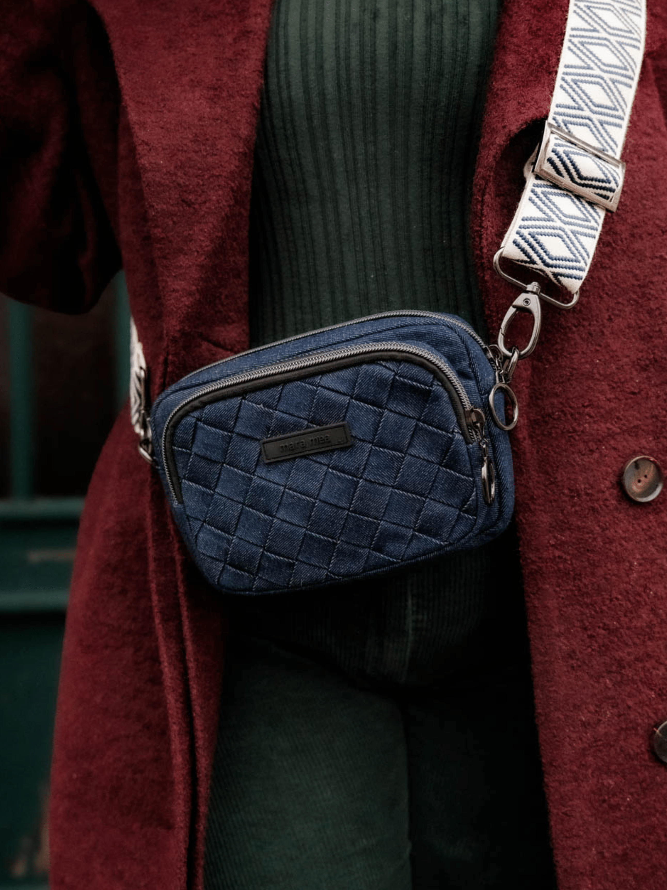 Extra-Tragegurt dream catcher Nachtblau/Creme