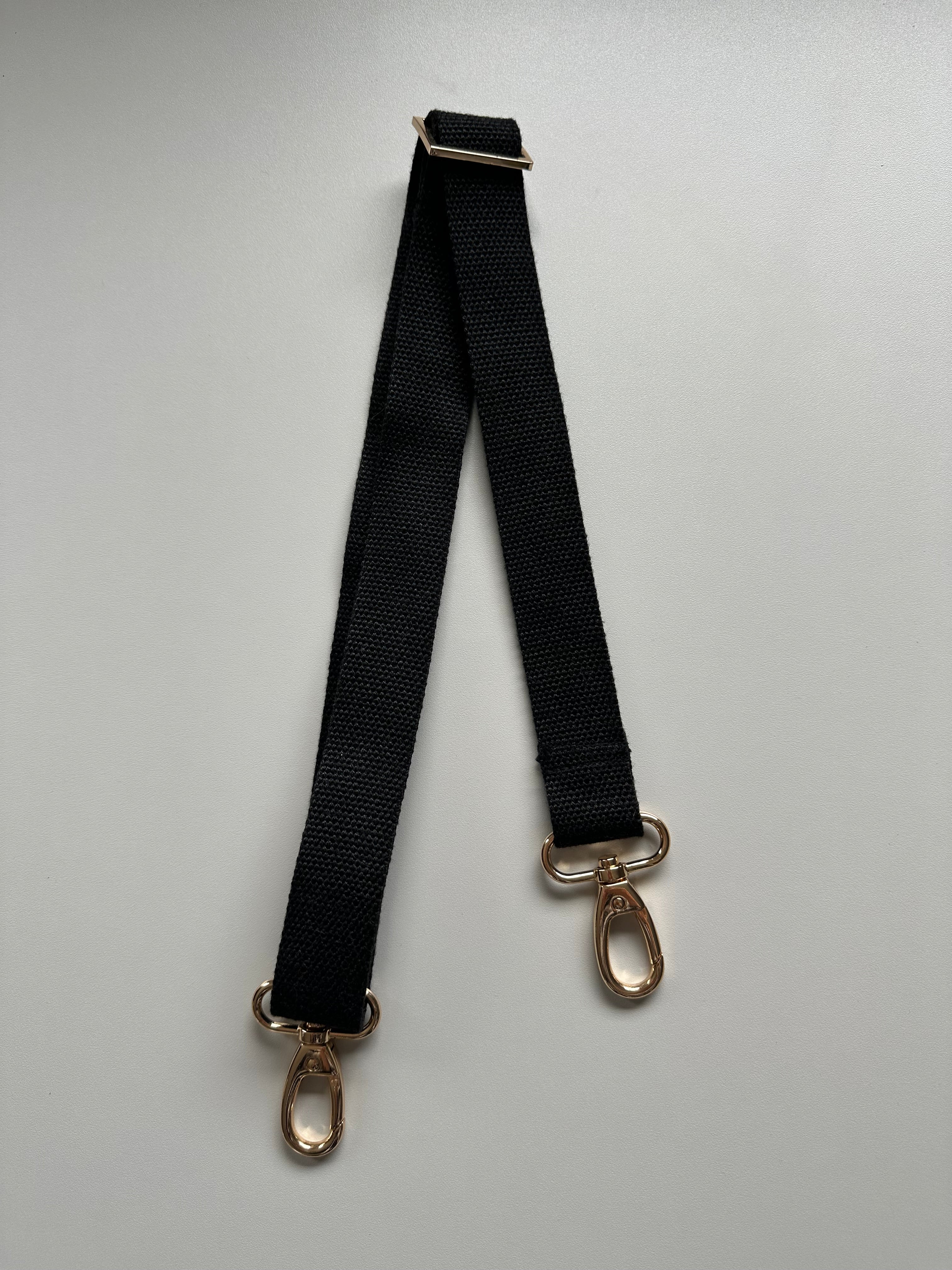 SAMPLE SALE I Extra carrying strap city lights in neon black striped with SILVER I non-returnable