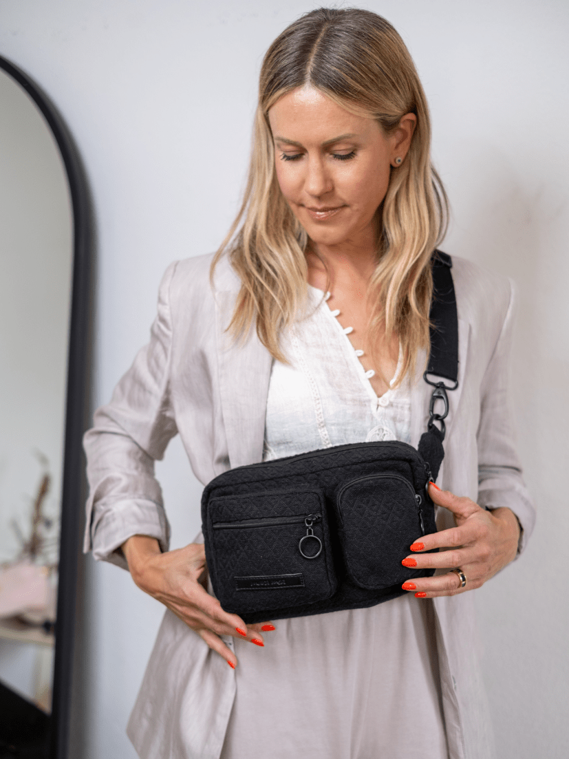 Hip Bag all black Schwarz