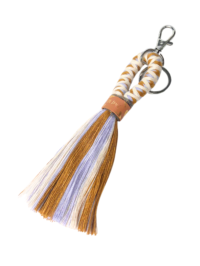 Key ring sun'n sand ochre/lilac