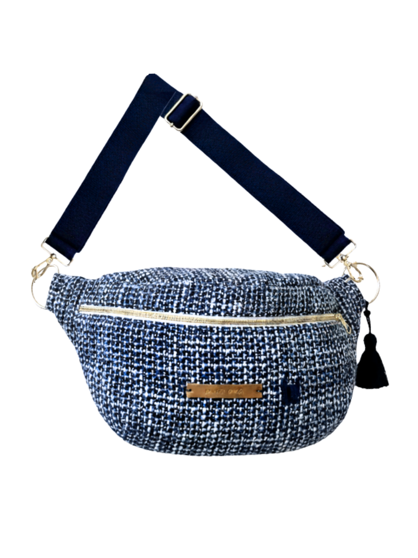 Maxi bum bag wide sky in blue