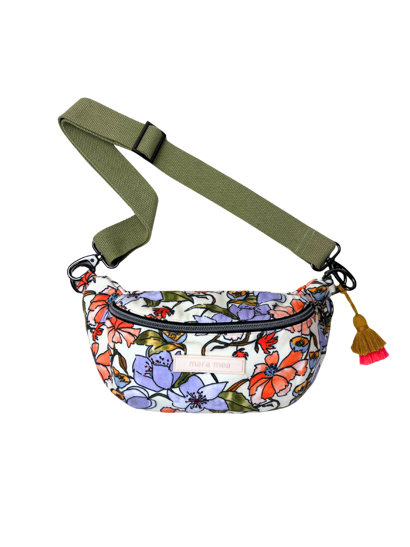 Mini Bauchtasche flower power Floral