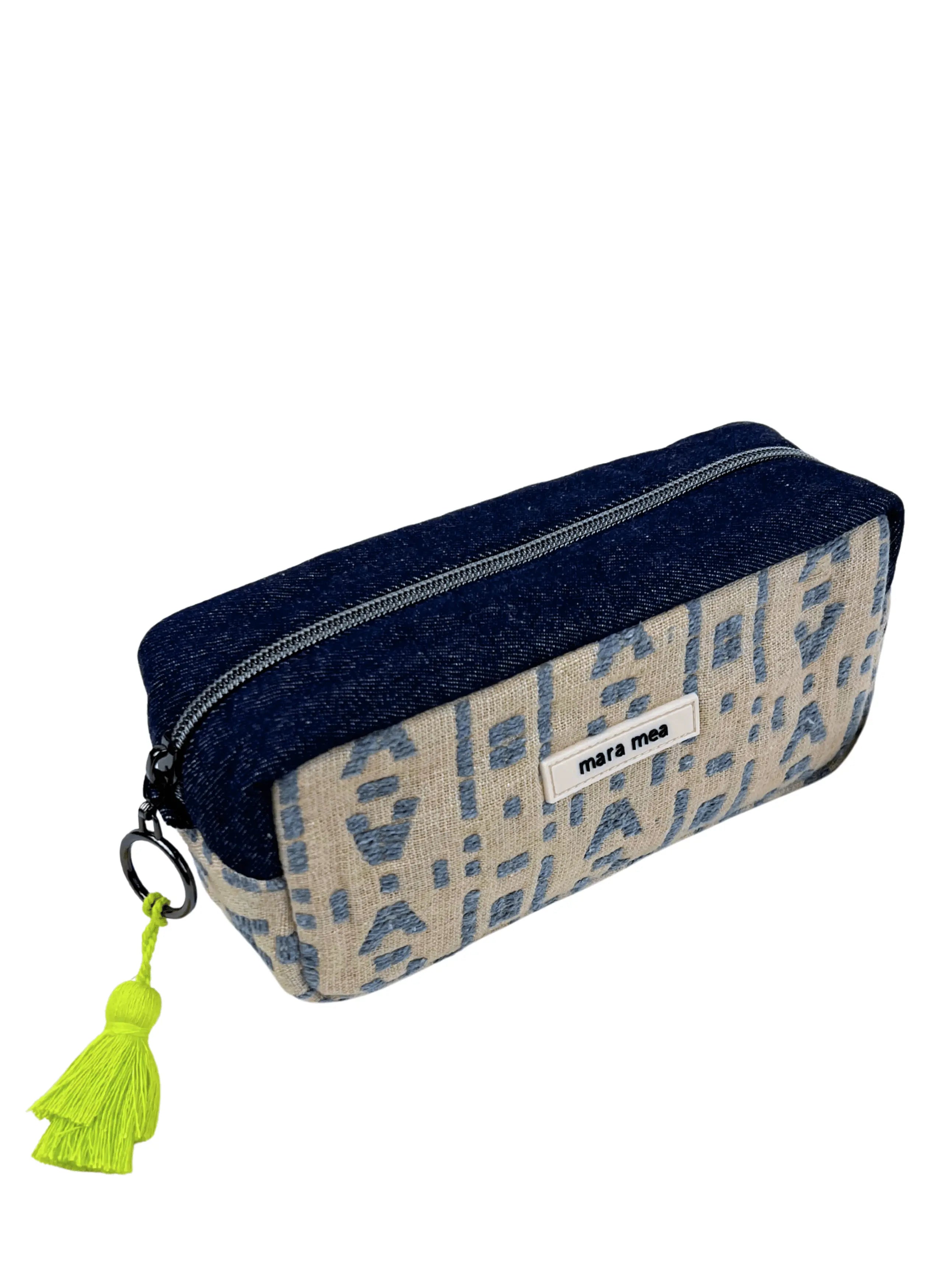 ARCHIVE SALE I Make-Up Bag indigo kiss Monogramm I vom Umtausch ausgeschlossen mara mea