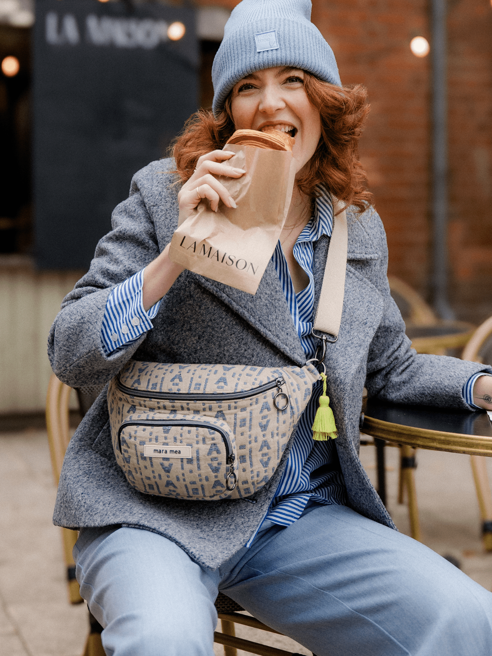 Midi Bauchtasche win me over Monogramm