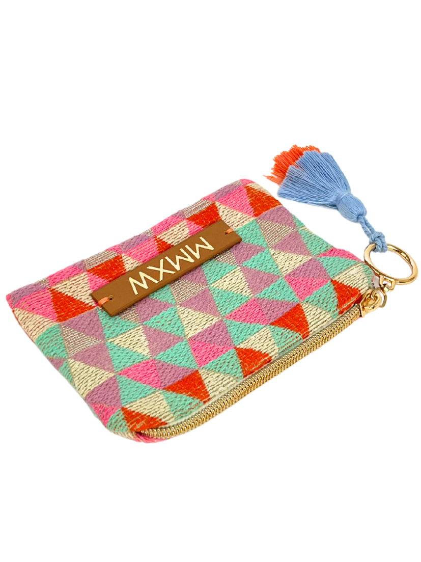Tiny Pouch mini money in Bunt gemustert