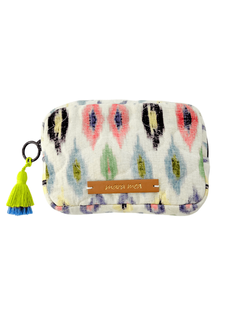 Cosmetic bag I Cable bag born ready with pattern print in colorful