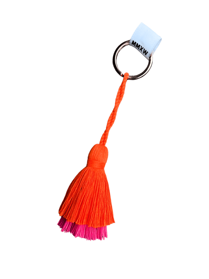 Mini keychain level up in coral/pink