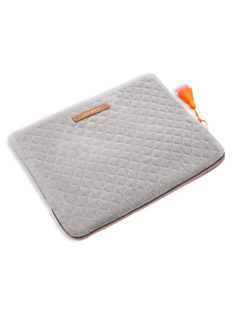Laptop bag smart cookies in grey