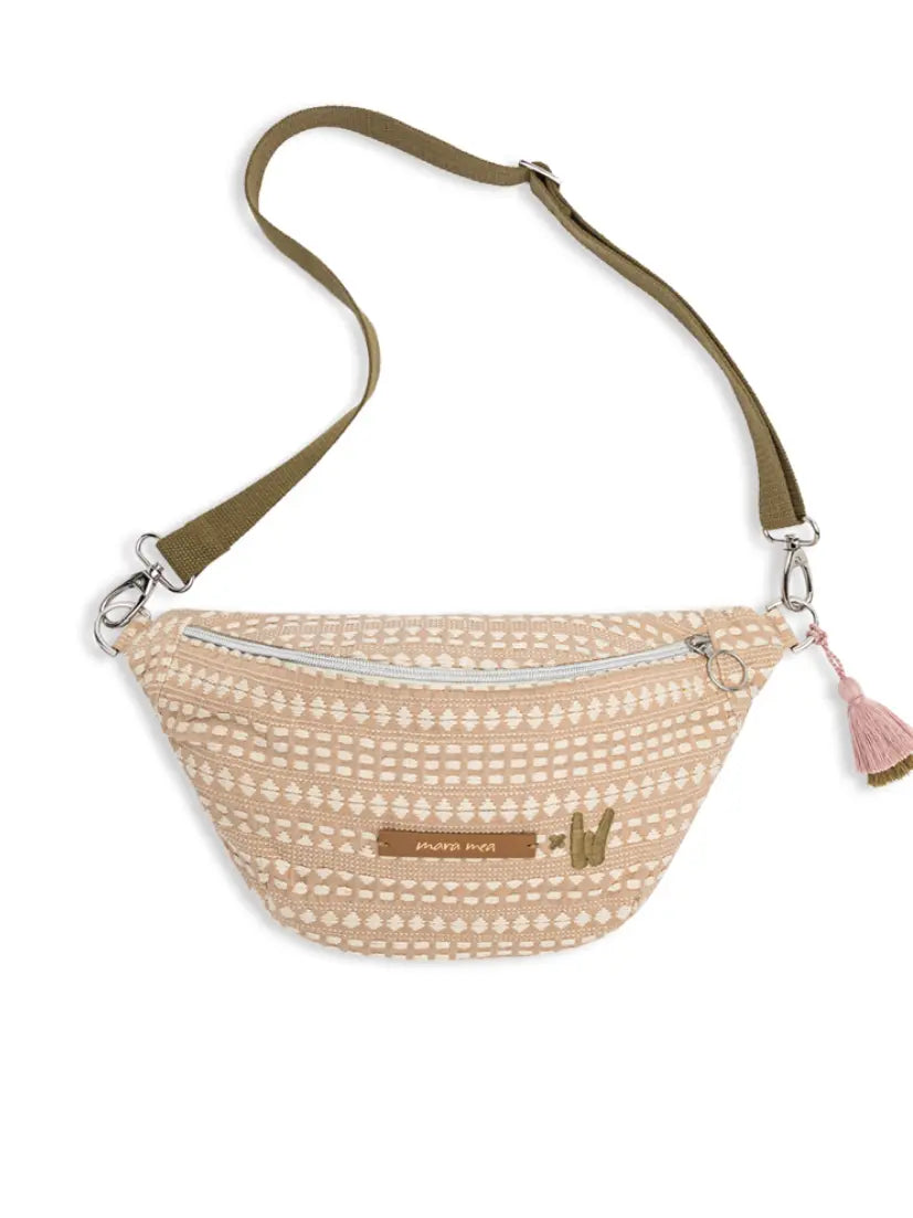 Midi Bauchtasche on the go Beige mara mea