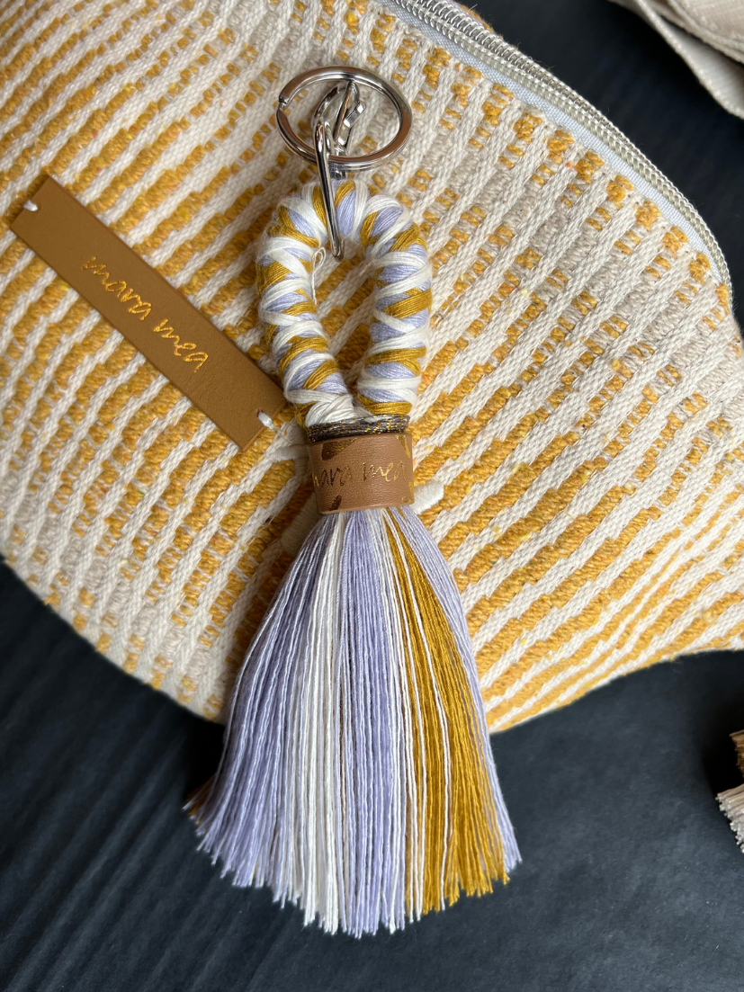 Key ring sun'n sand ochre/lilac