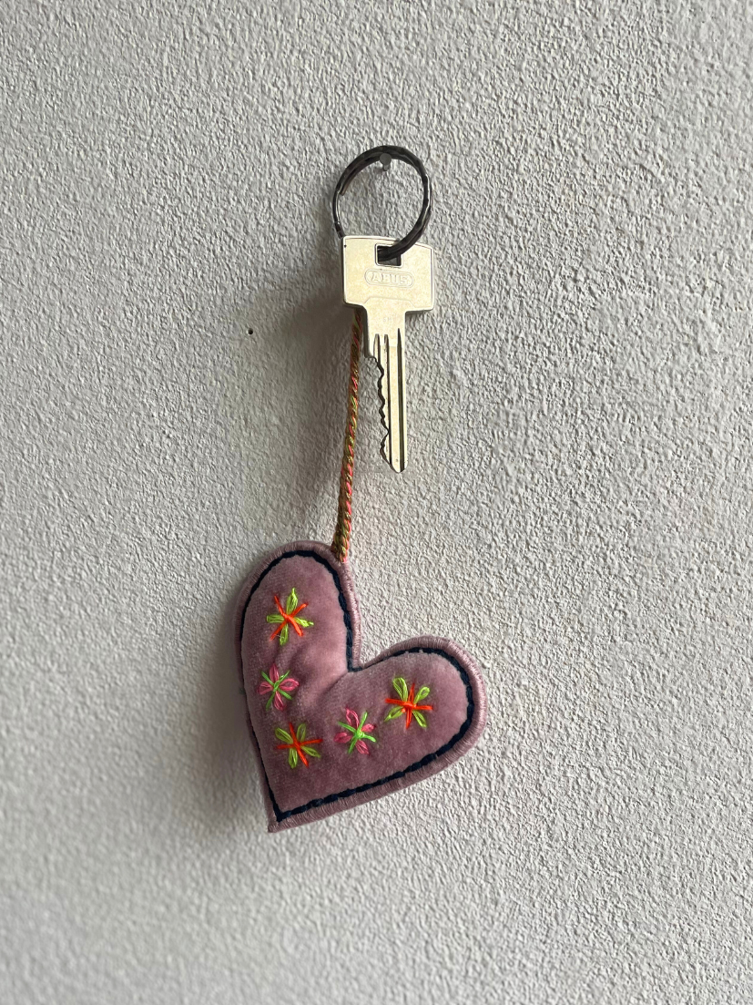 Anhänger mit Grußkarte love u