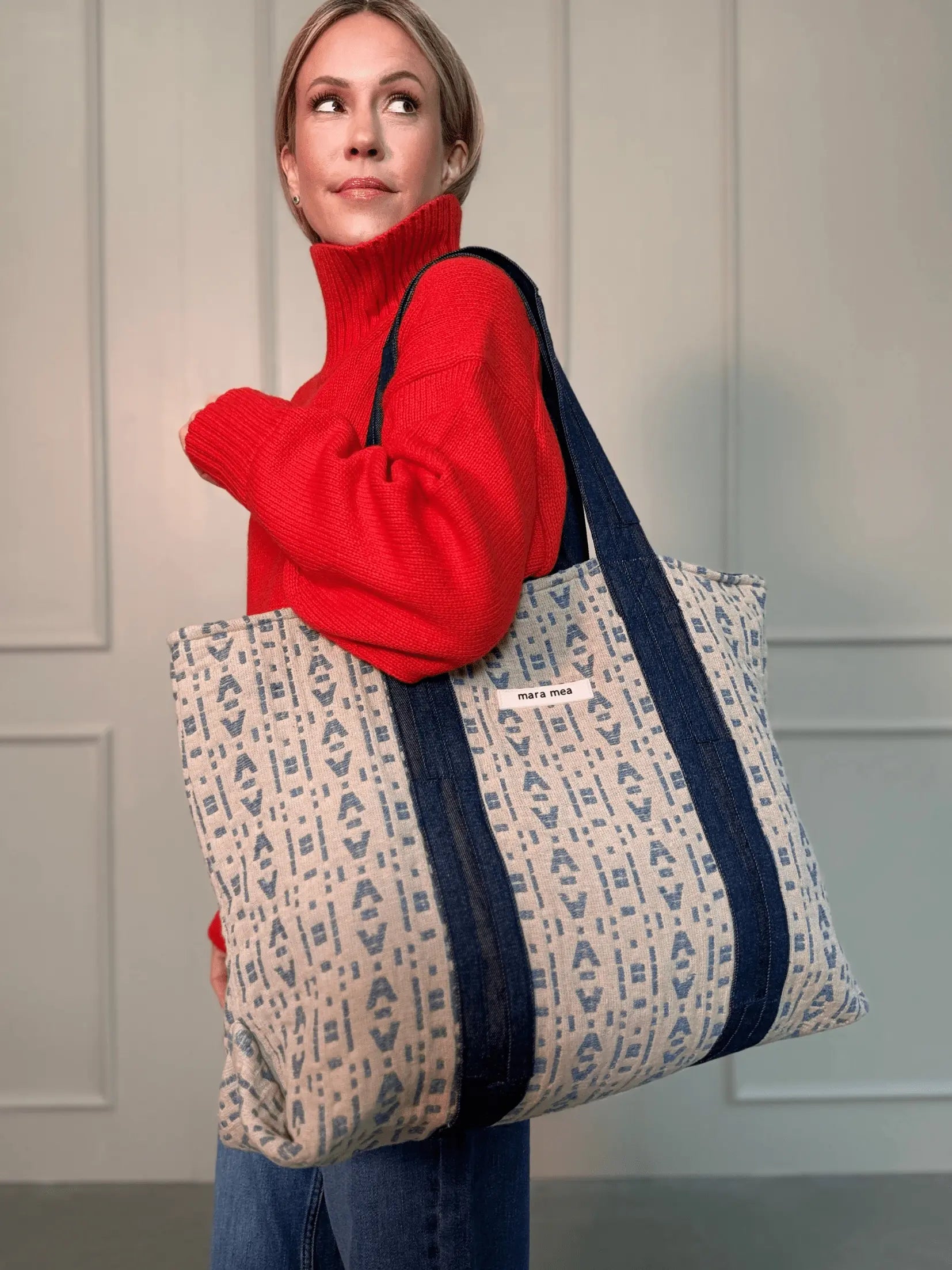 ARCHIVE SALE I Shopper / Travel Bag raw & real Monogramm I vom Umtausch ausgeschlossen mara mea