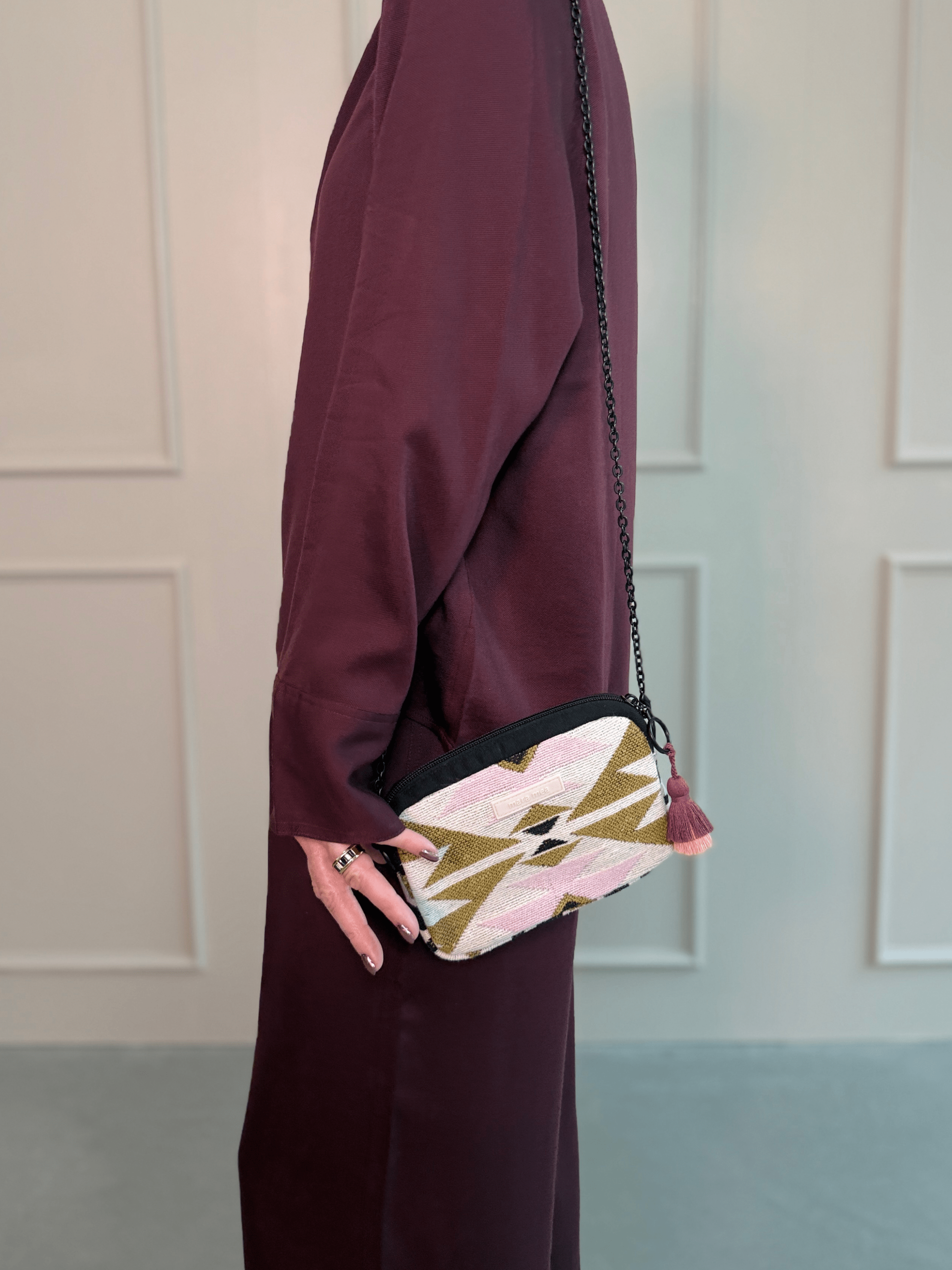 Umhängetasche press pause Graphical