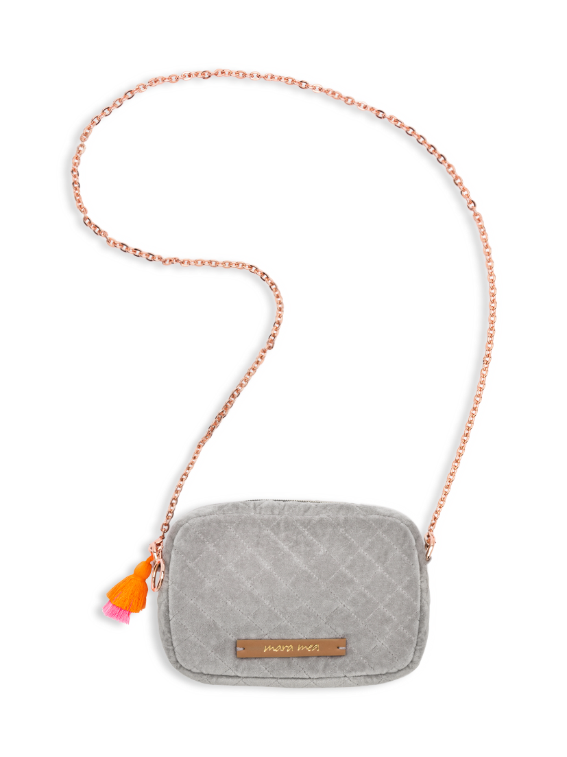Shoulder bag follow me in grey