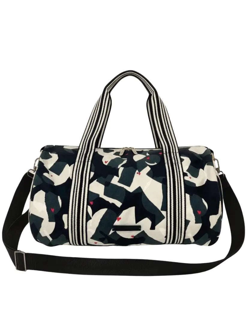 Weekender Bag amore amore Musterprint Schwarz/Weiß mara mea