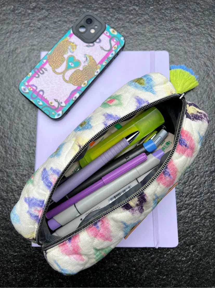 ARCHIVE SALE I Pencil Case sound on mit Muster Print in Bunt I vom Umtausch ausgeschlossen mara mea