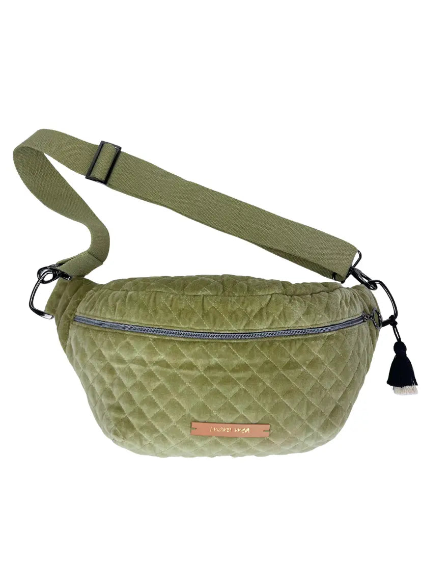 Maxi Bauchtasche clear your head Olivgrün mara mea