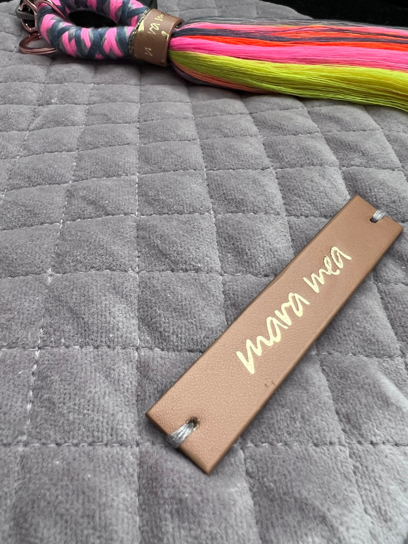 Laptop bag smart cookies in grey