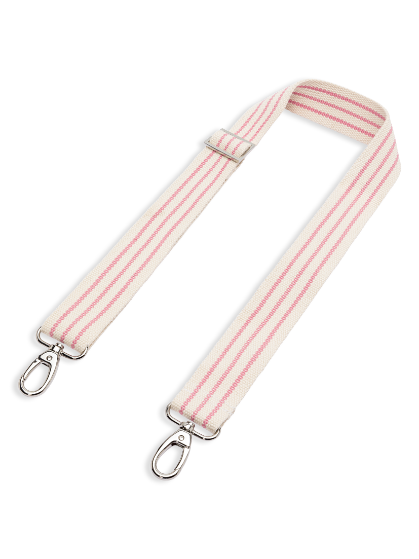 Extra carrying strap lovely day pink striped with SILVER