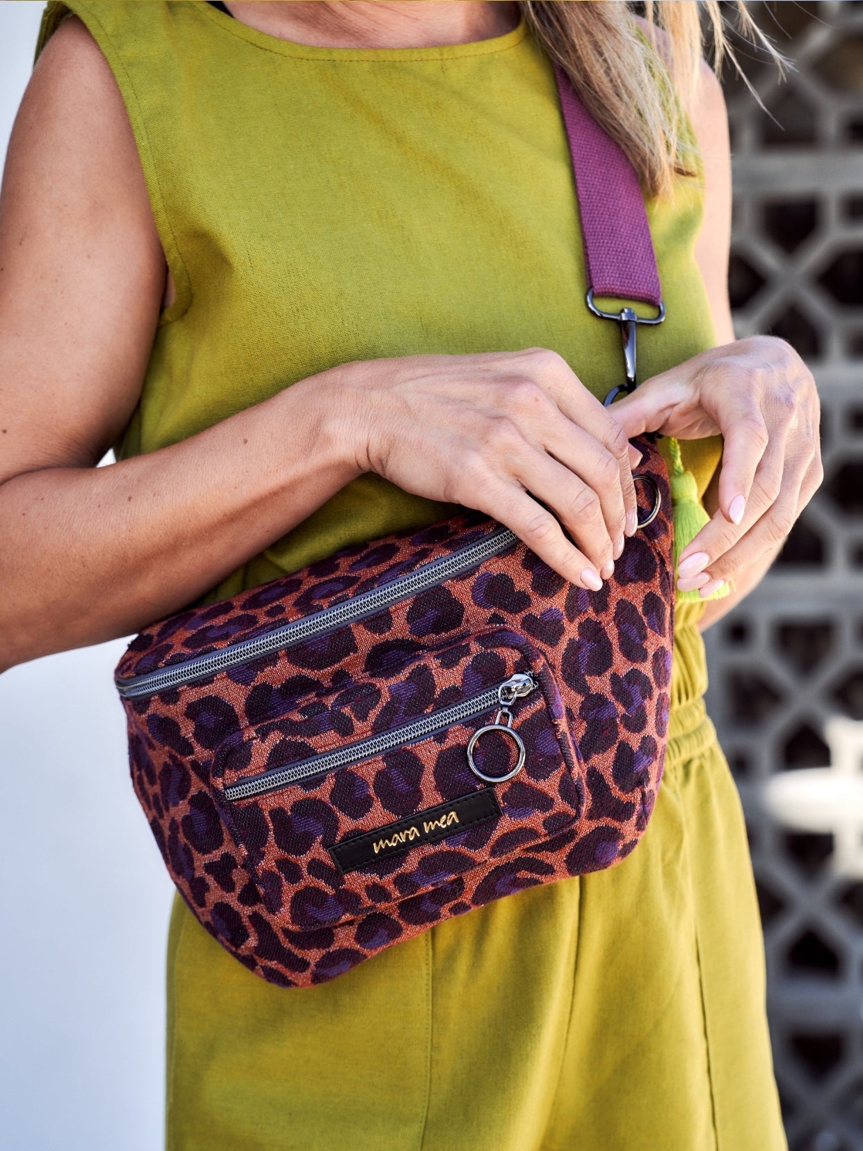 Midi Bauchtasche jungle in town Leo Style