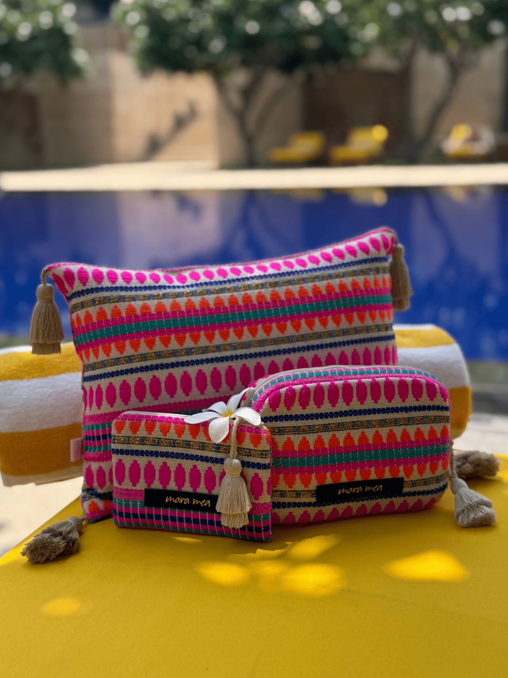 10 years mara mea Kissen feels like home bunt gemustert I Limited Edition