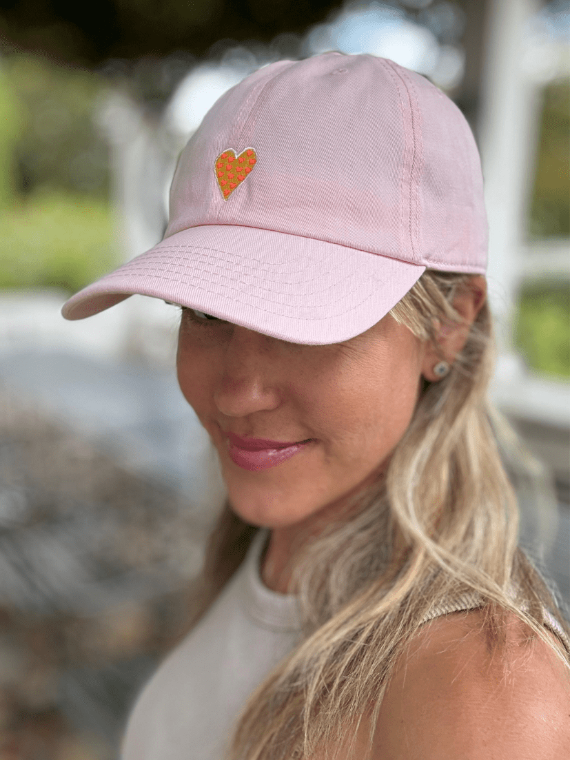 Herz Cap Rosa
