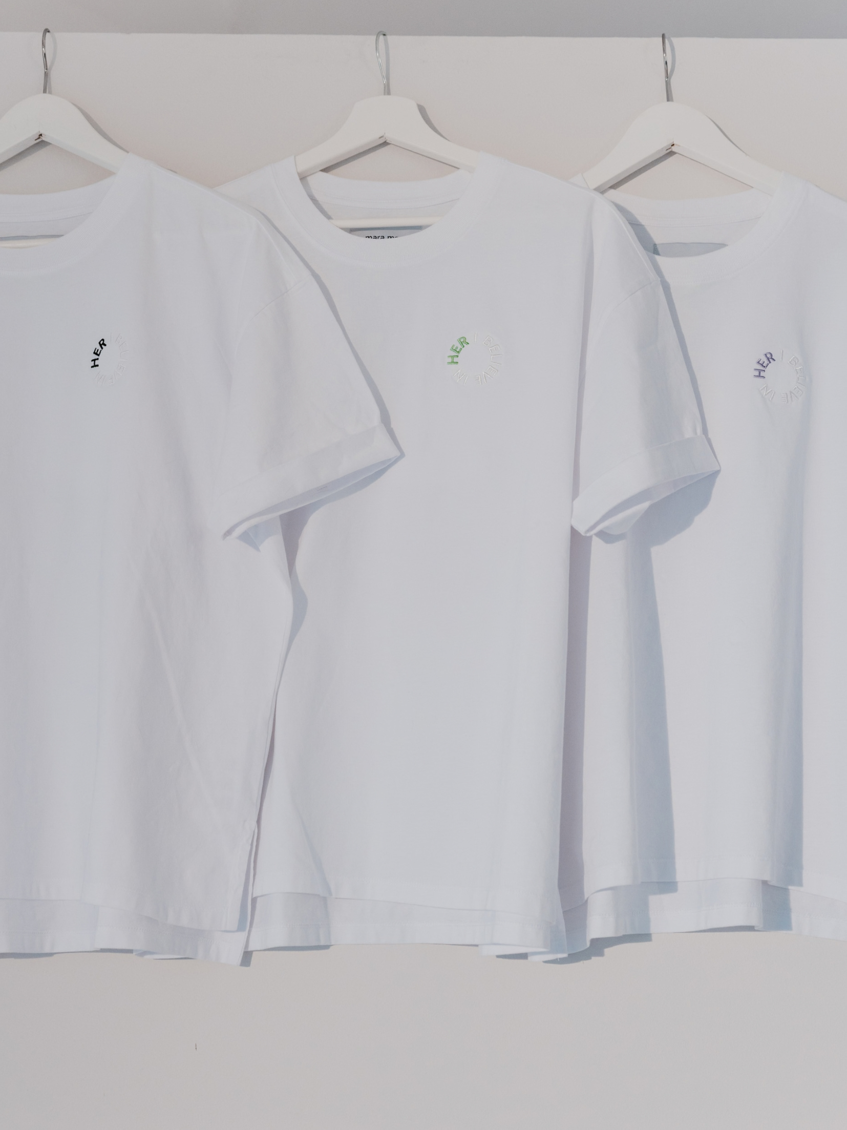 Statement Shirt aus Bio-Baumwolle (GOTS) Matcha