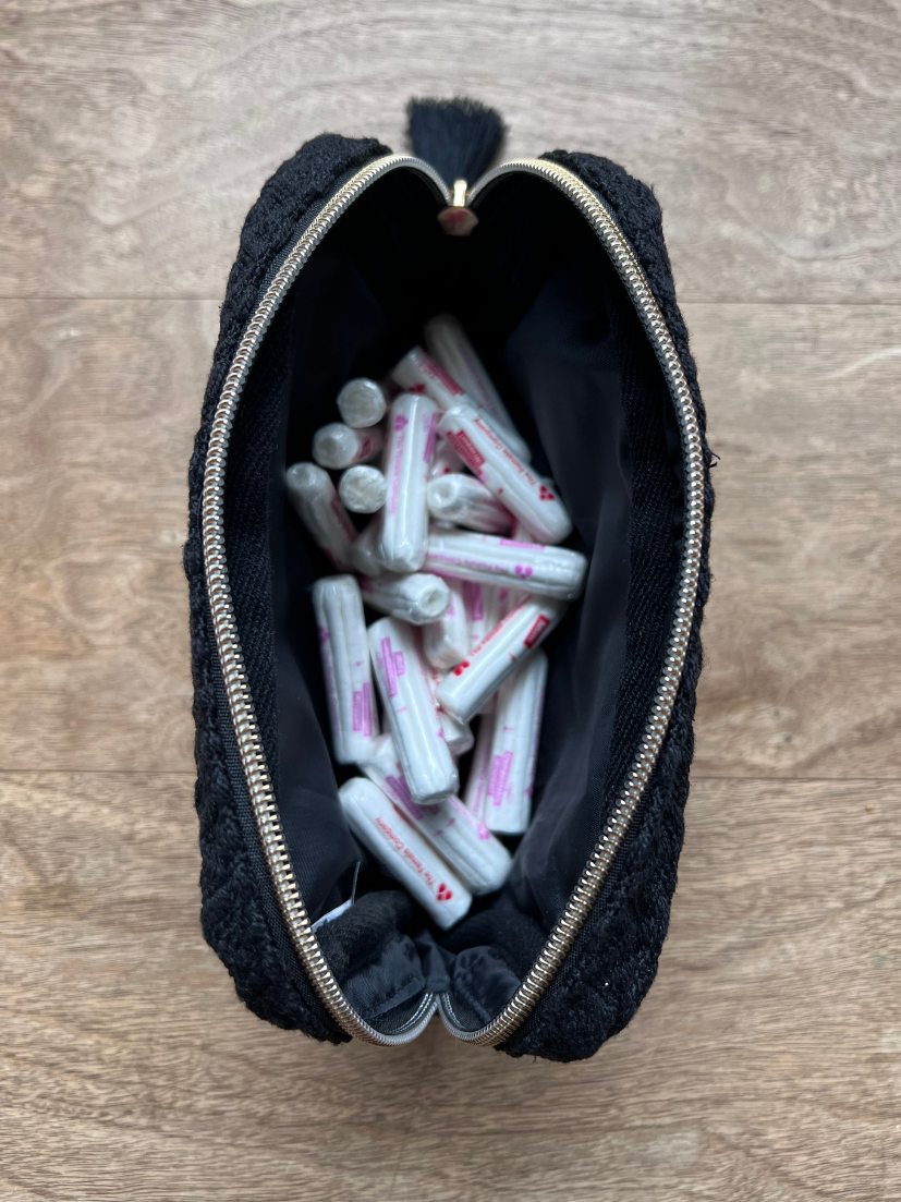 Kosmetiktasche I Kabeltasche day & night Schwarz