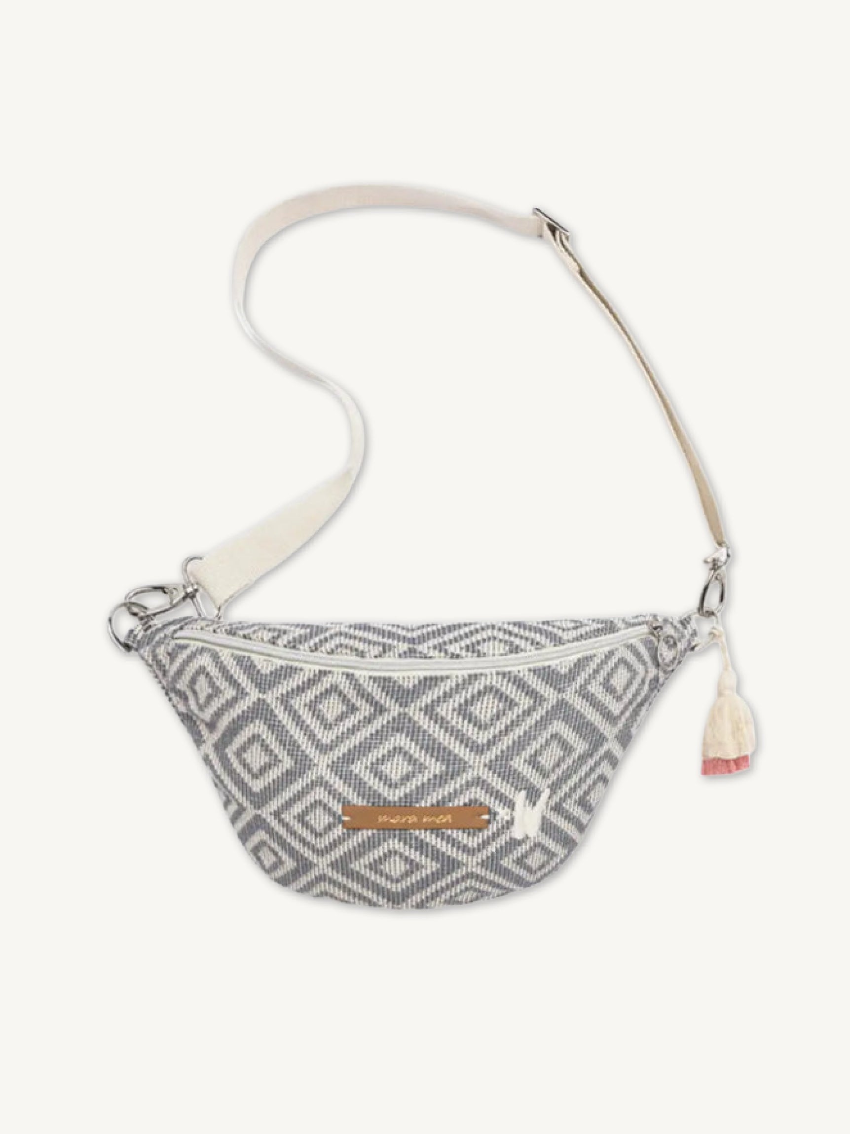 Midi Bauchtasche vacation ready Blau-Grau/Weiß mara mea