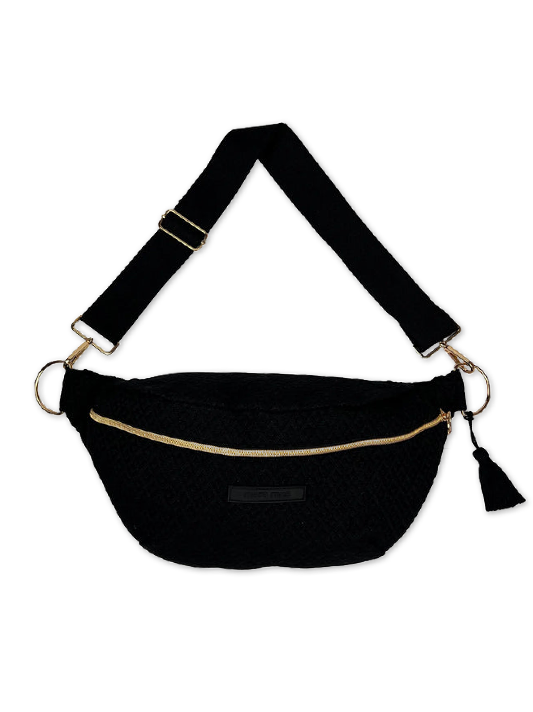 Maxi Bauchtasche all black capital city Schwarz