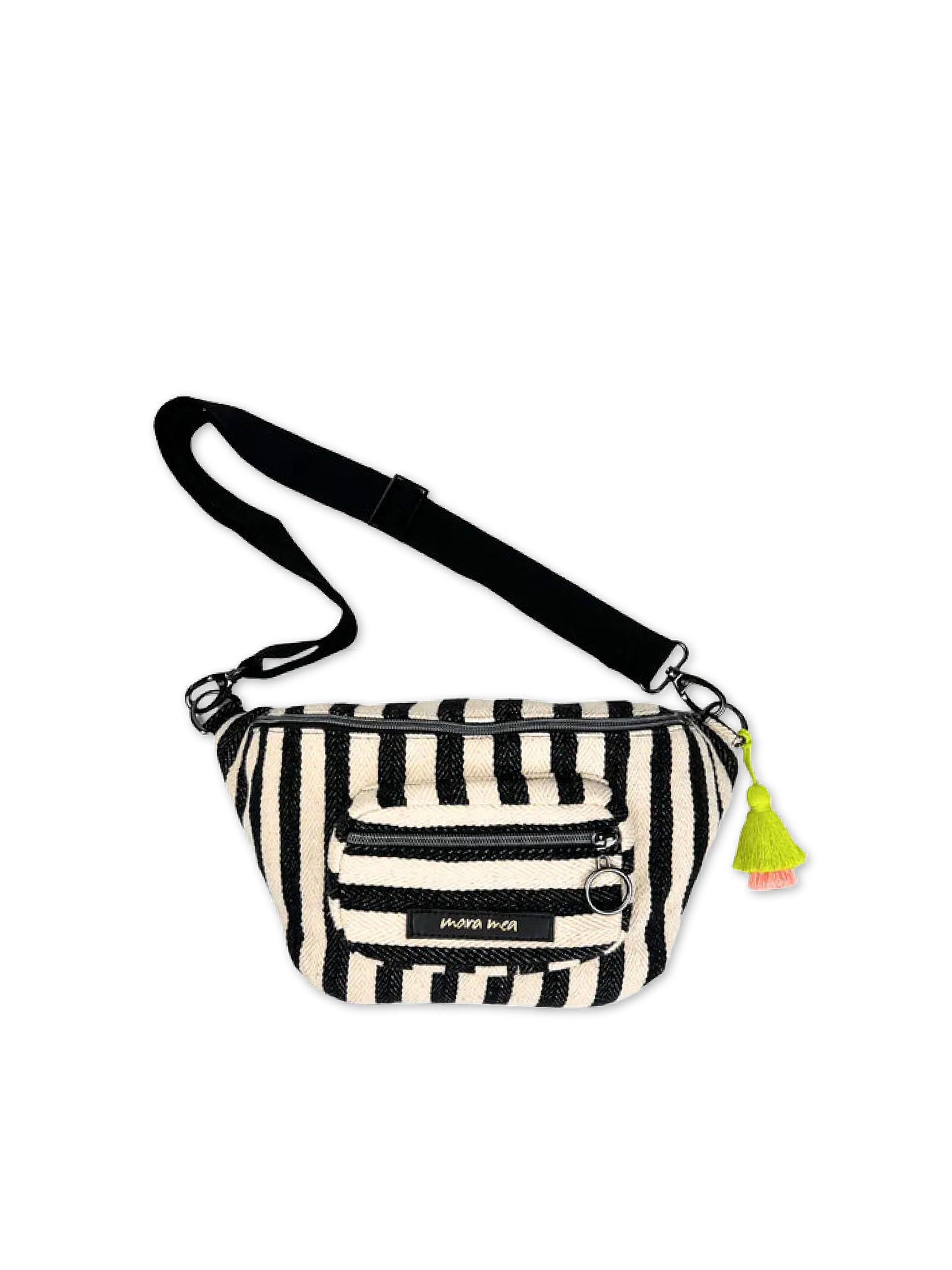 Midi Bauchtasche mit Fronttasche l'amour toujours Streifen