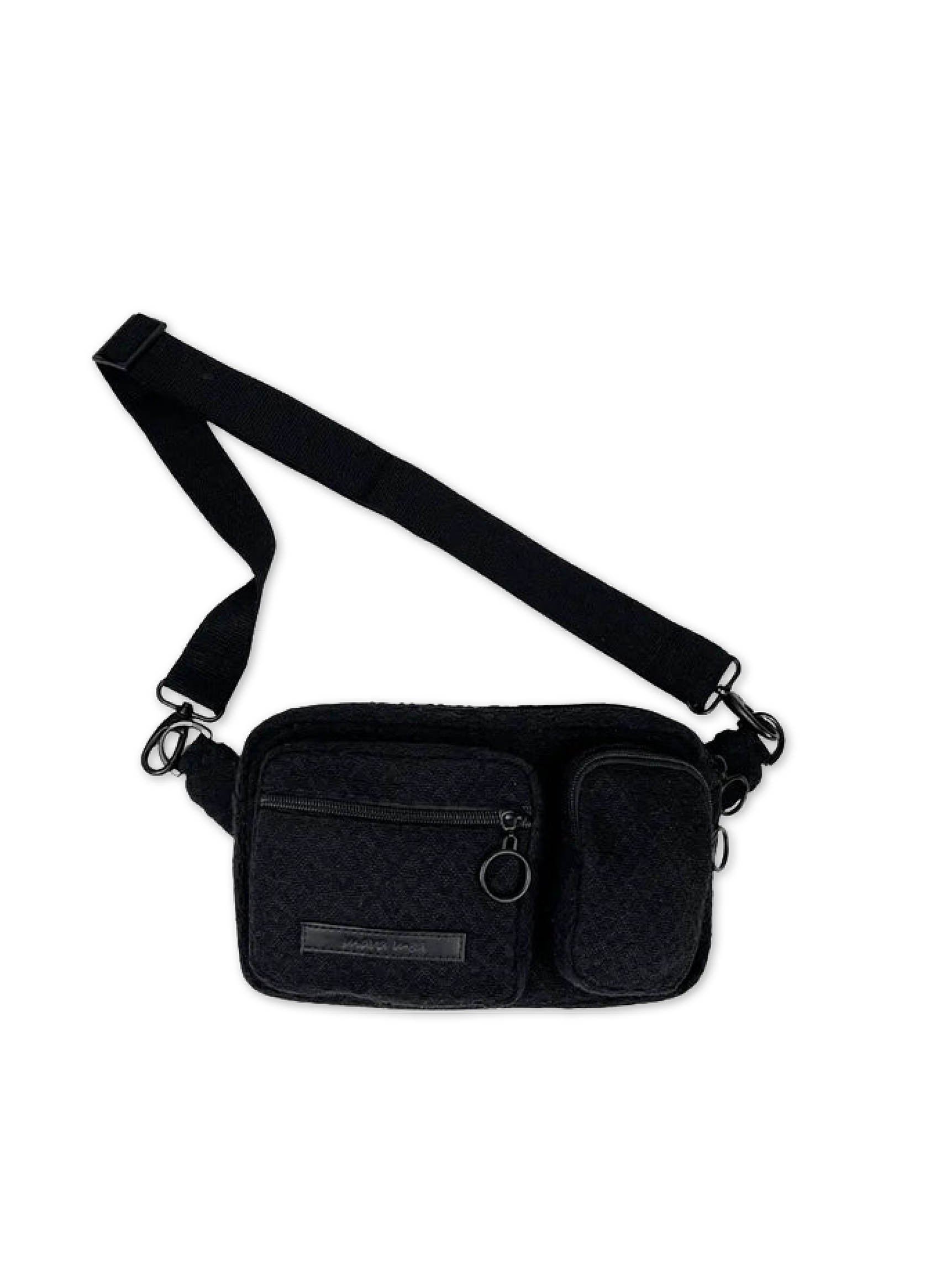 Hip Bag all black Schwarz