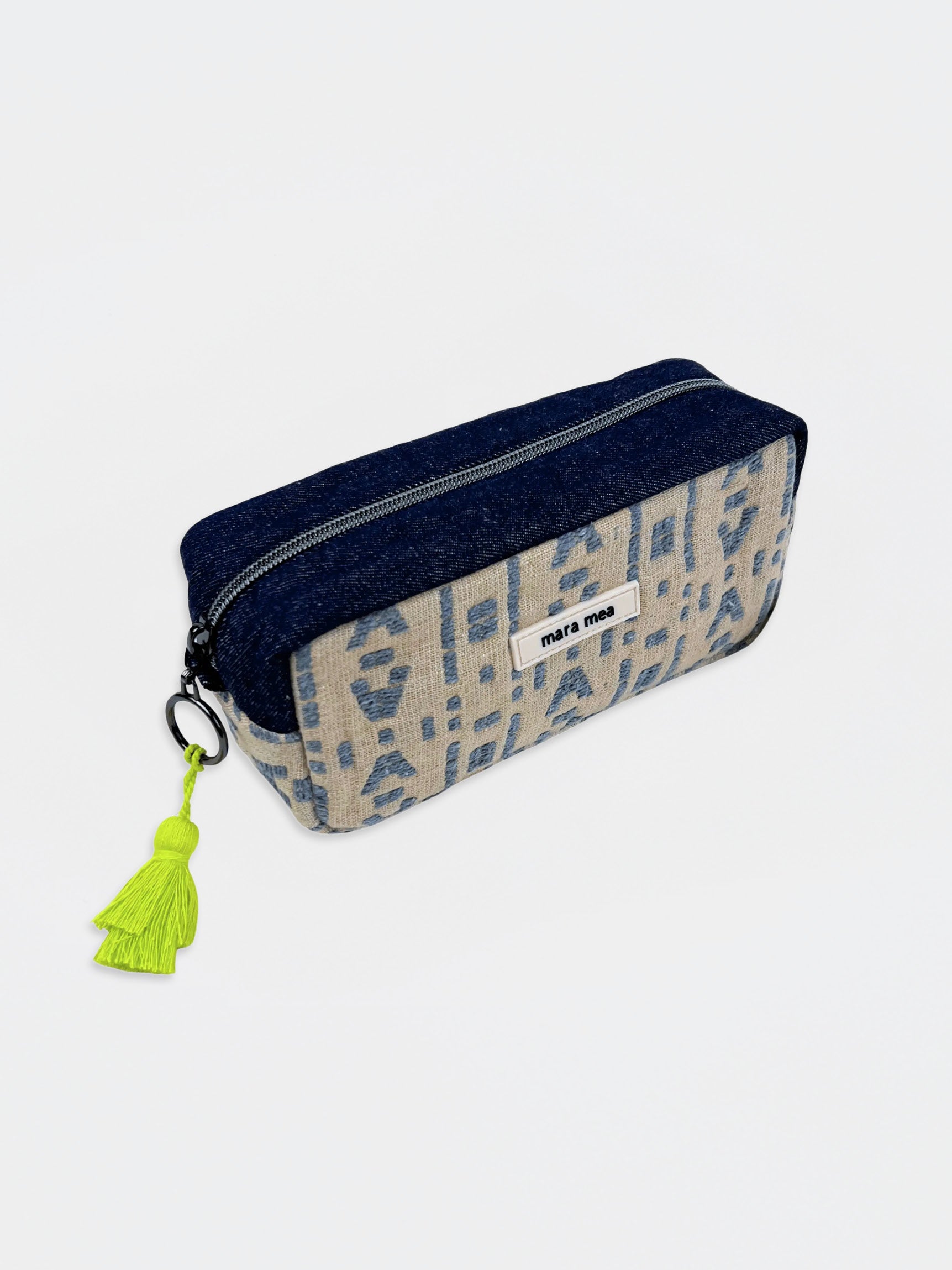 Make-Up Bag indigo kiss Monogramm