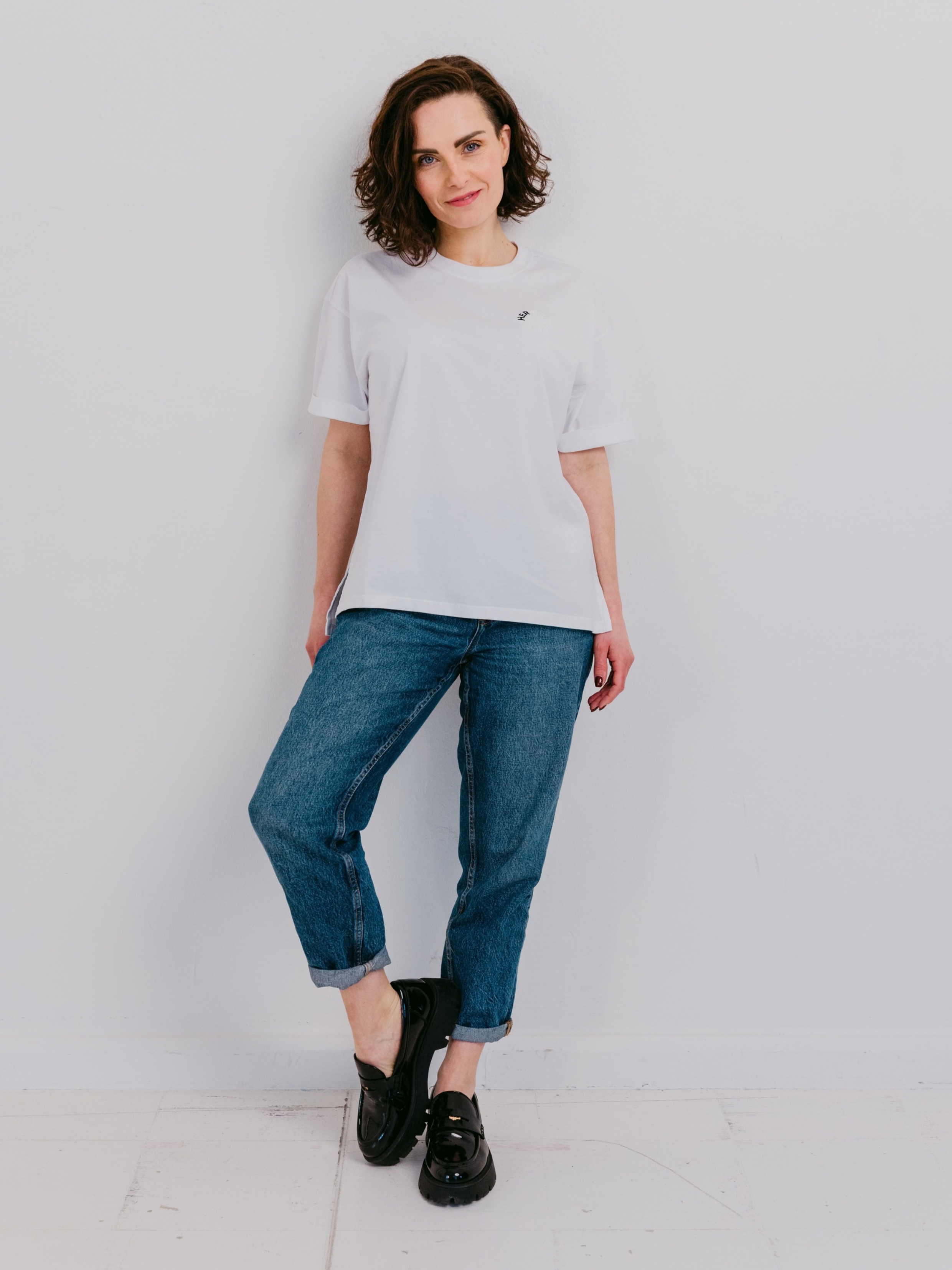 Statement Shirt aus Bio-Baumwolle (GOTS) Schwarz