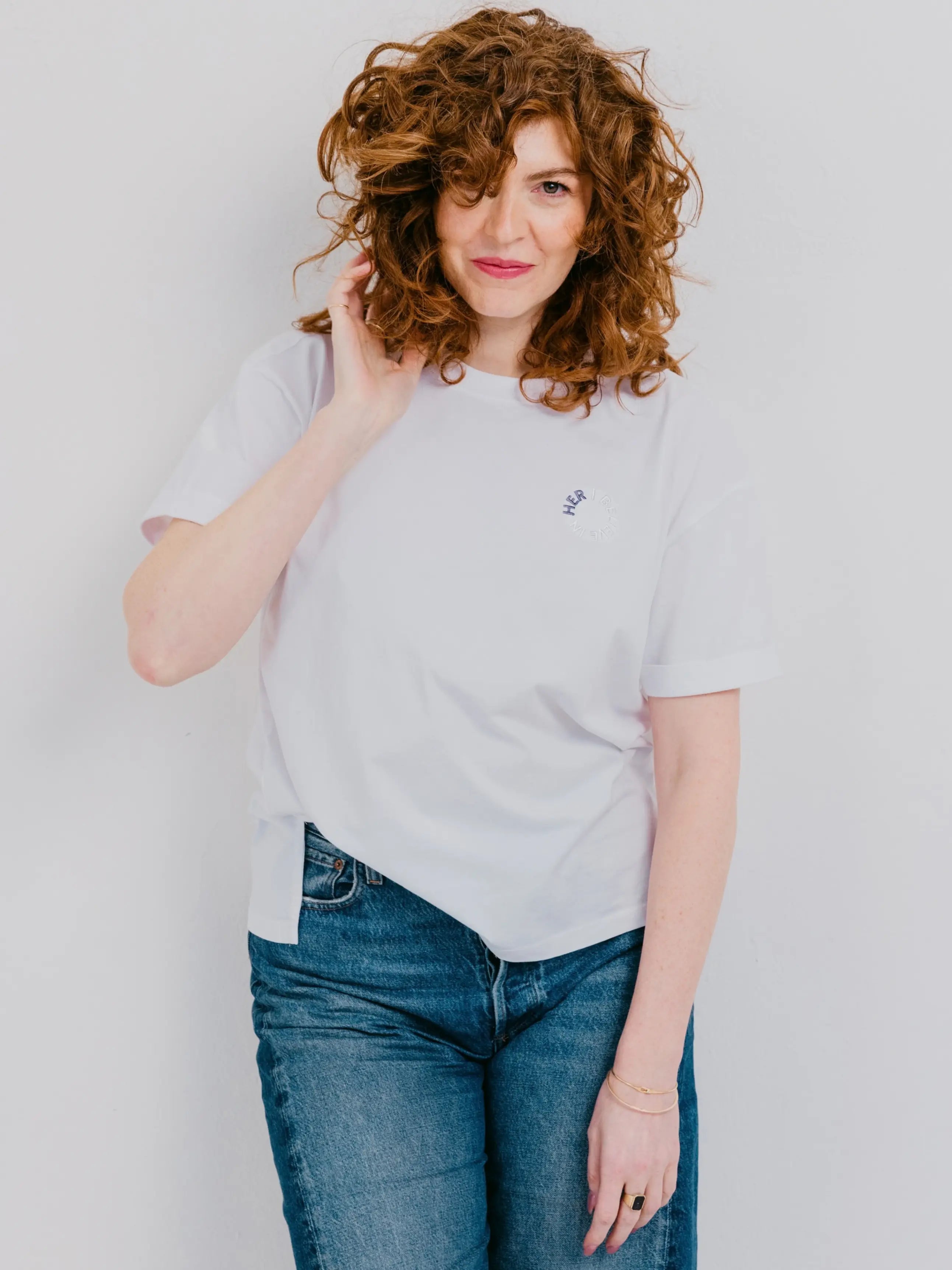 Statement Shirt aus Bio-Baumwolle (GOTS) Lilac mara mea