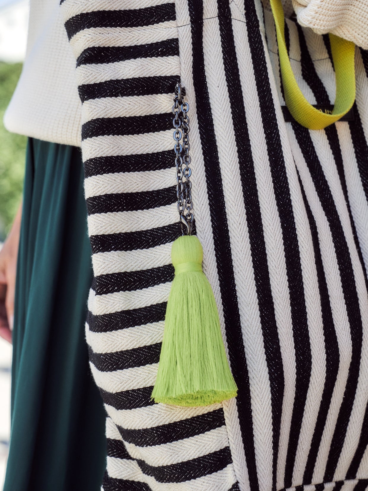 Bag charm lemon soda lime