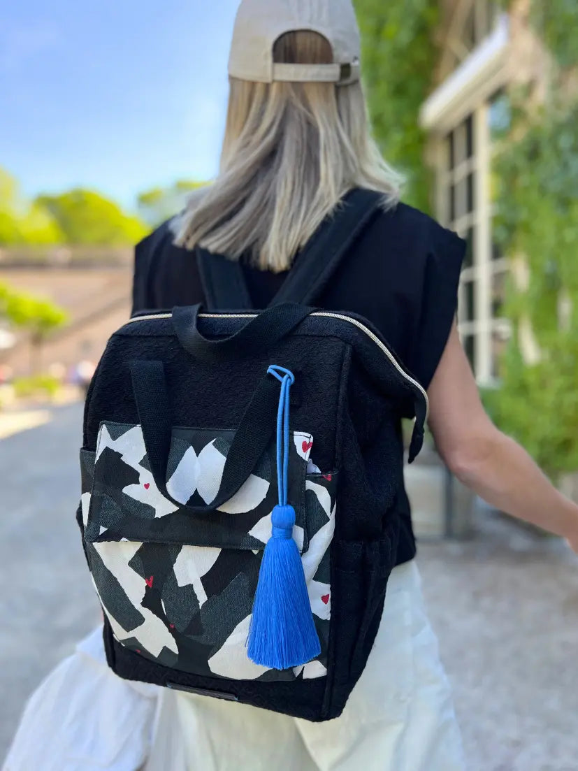 ARCHIVE SALE I Rucksack mit Laptopfach cloud 9 mit Print I vom Umtausch ausgeschlossen mara mea