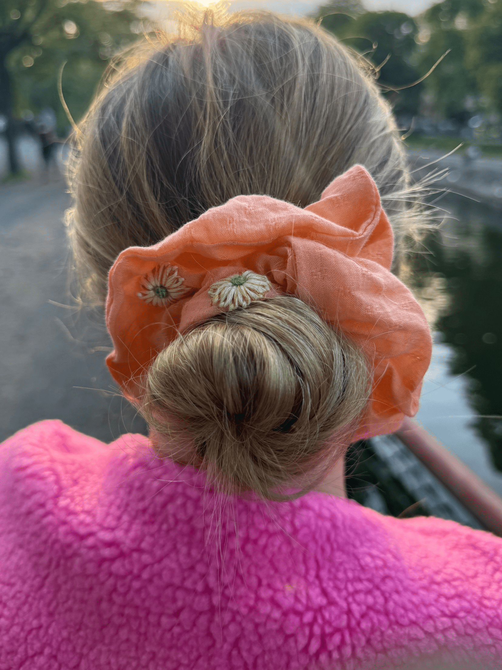 Scrunchie mara mea x Project Três I Peach