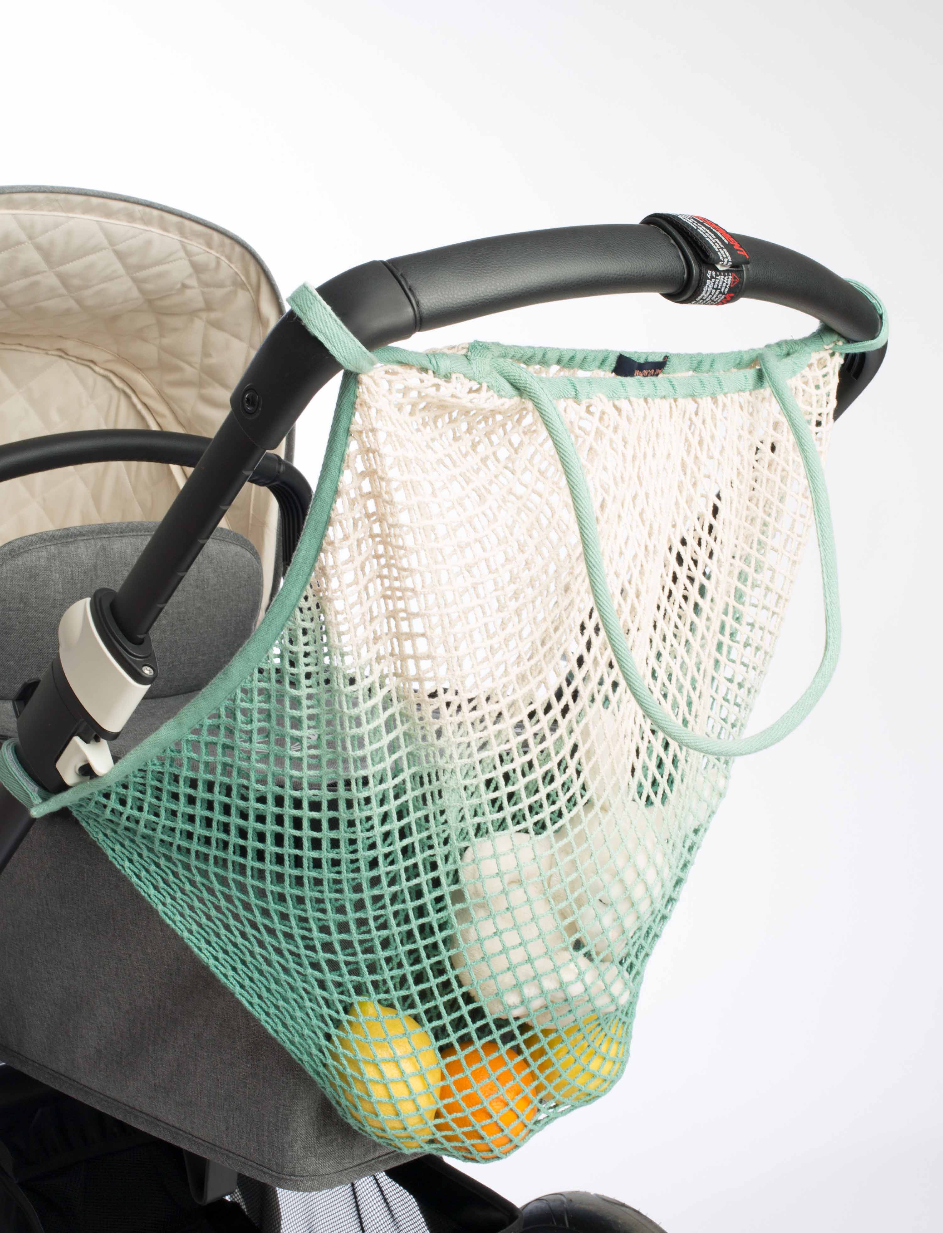 Stroller net attachment in mint