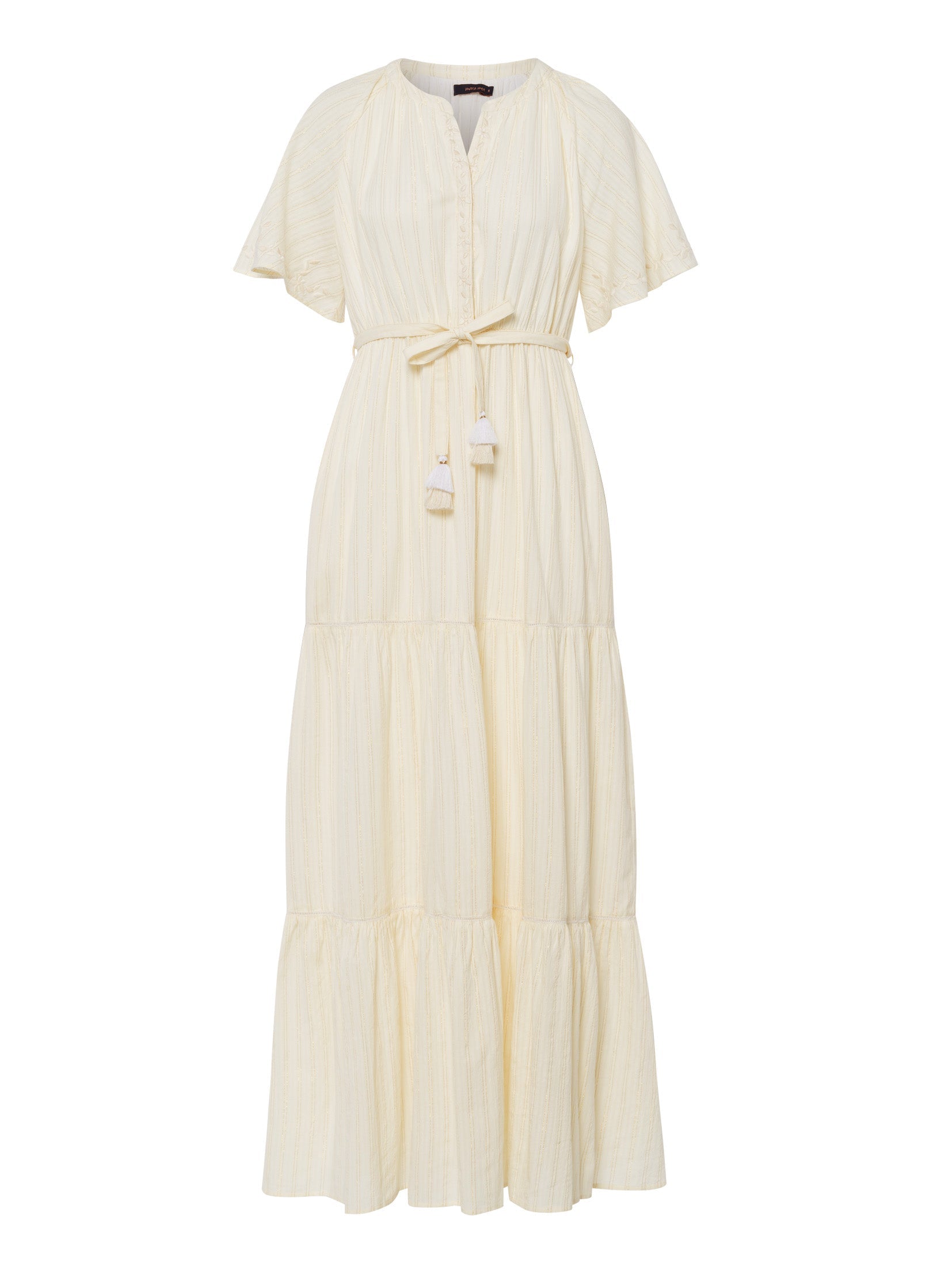ARCHIVE SALE I Kleid festive up in Creme I vom Umtausch ausgeschlossen