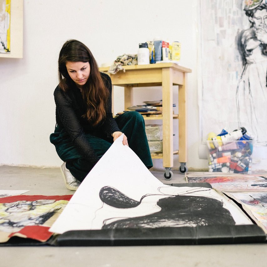 Kunsttherapeutin, Aktivistin und bald 3-fach-Mama Hannah Elsche über ihre Arbeit, kreatives Schaffen, Frauenrollen und Selbstbilder