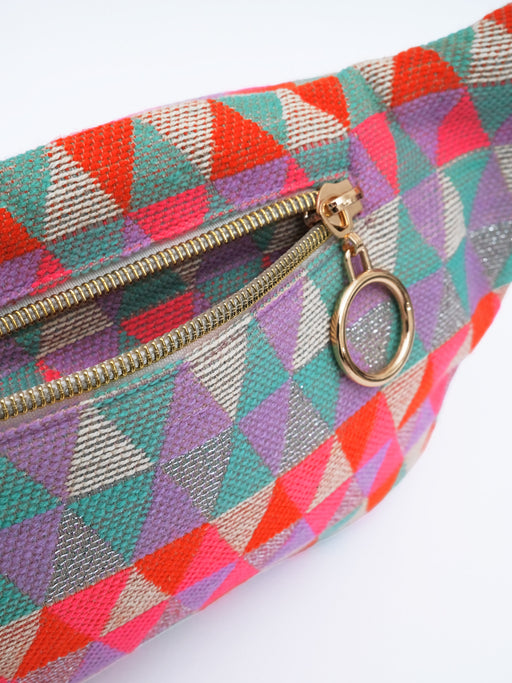 Mini Fanny Pack Seaside Sparkle Multi-patterned