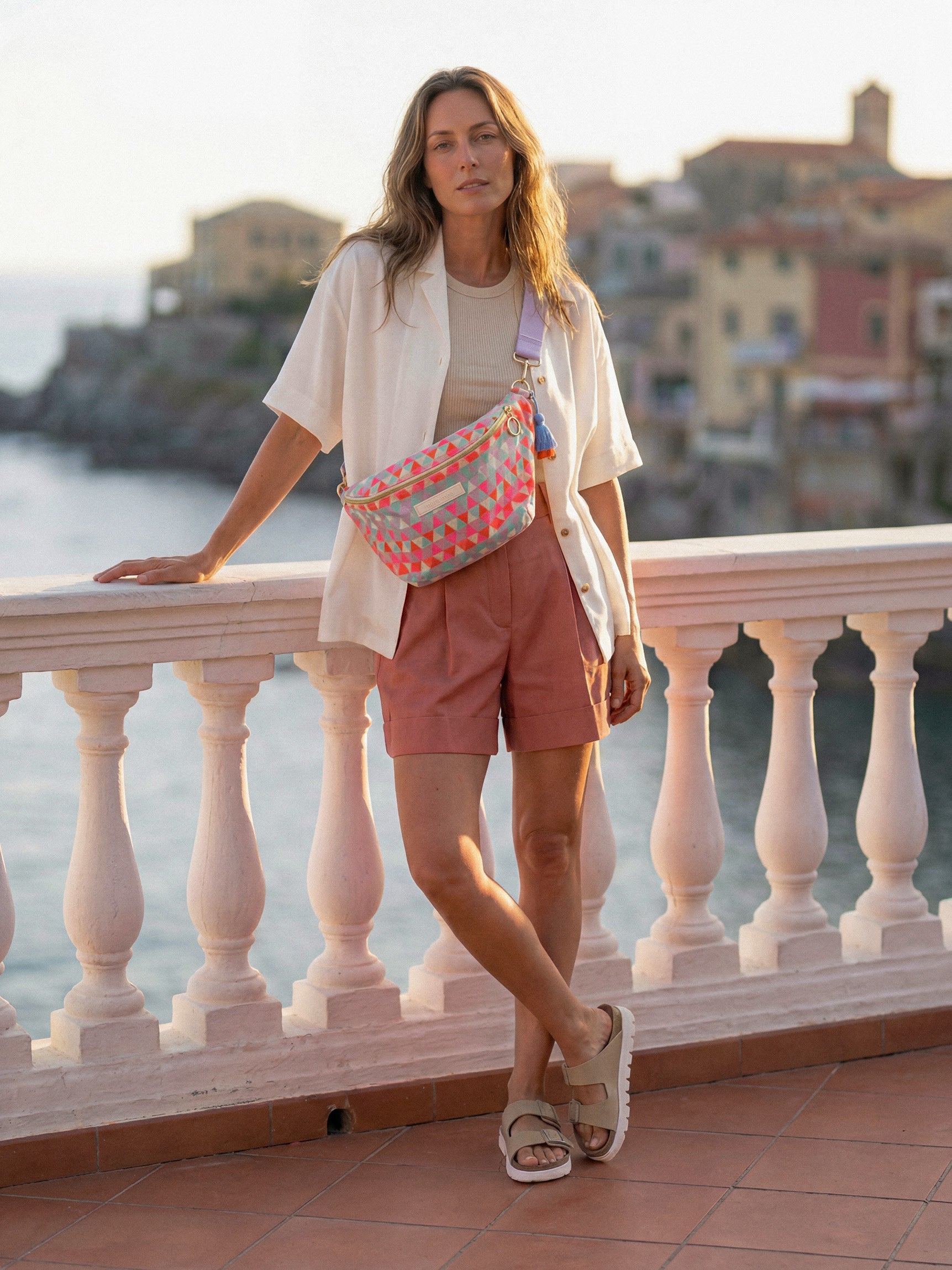 Midi Bauchtasche edition ibiza Bunt gemustert