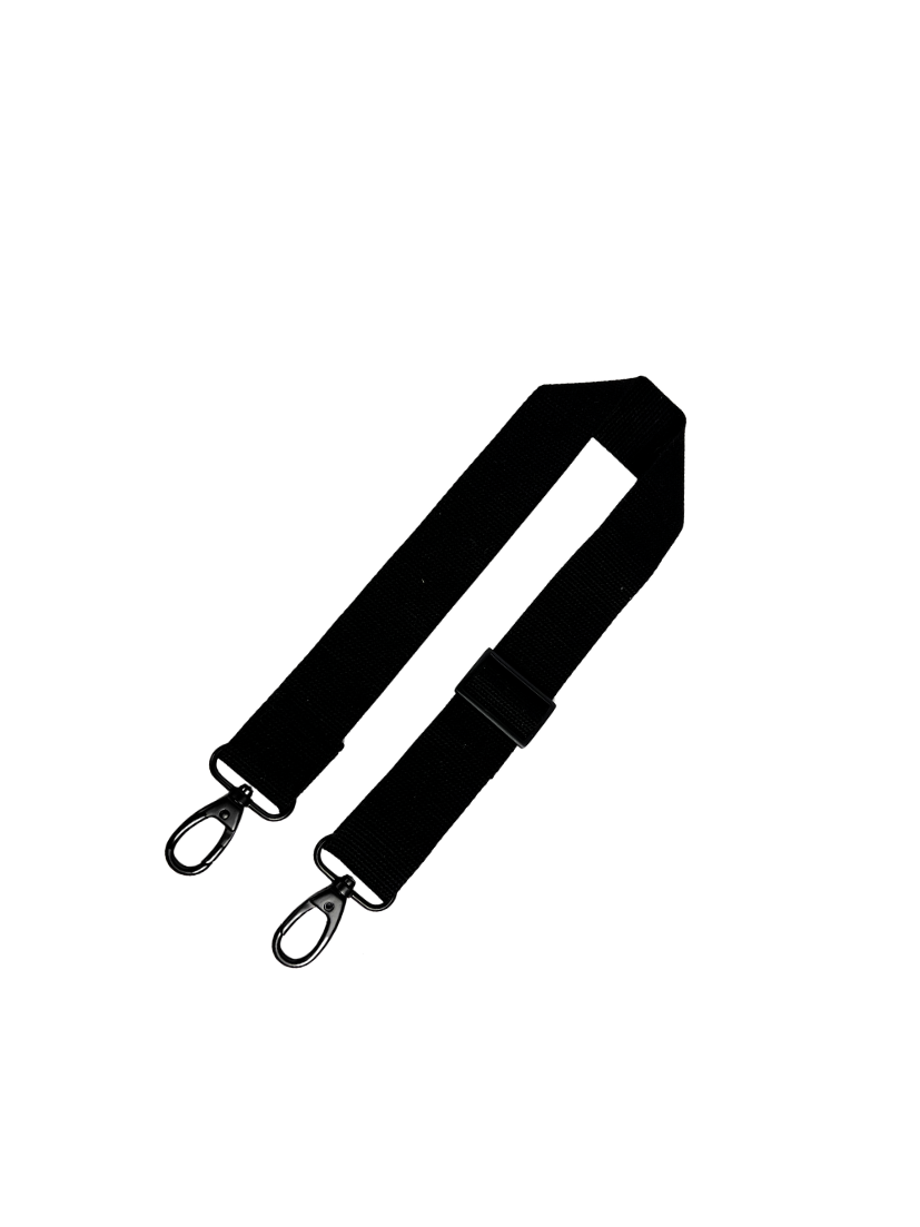 Extra kurzer Hip-Tragegurt Schwarz 4cm Breite  I GUN METAL