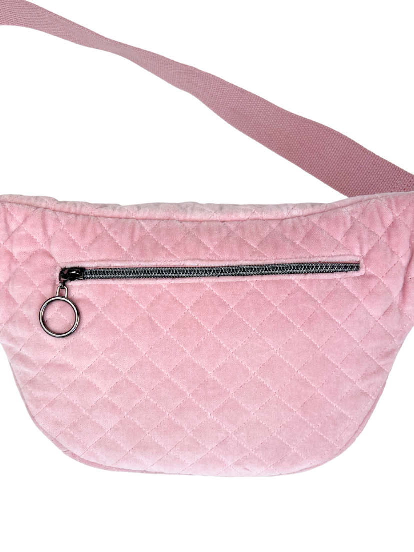Midi bum bag girls bestie in rose